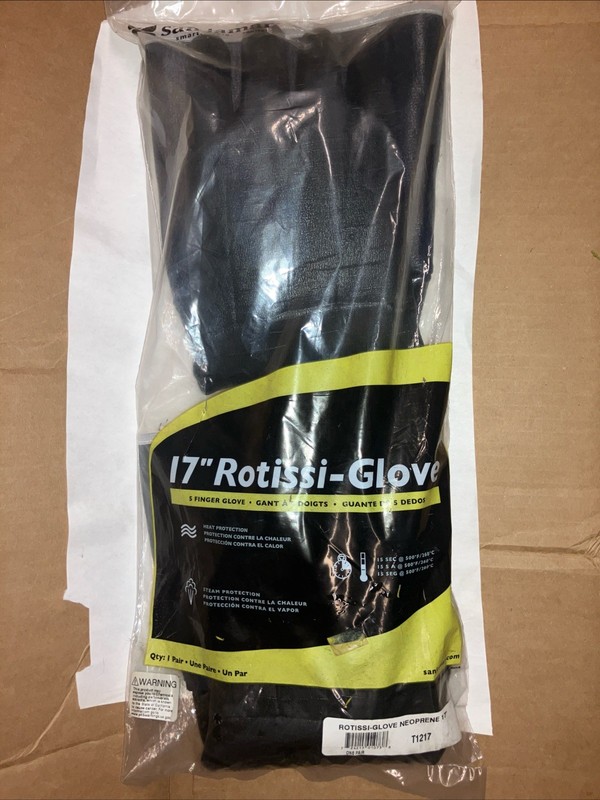 San Jamar Rotissi-Glove Neoprene - Protects To 500F - 17" T1217 - Genuine OEM