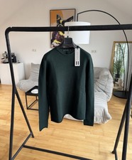 Hannes Roether „Grimson“ Pullover XXL Dunkelgrün Herren Wolle - Neu Mit Etikett
