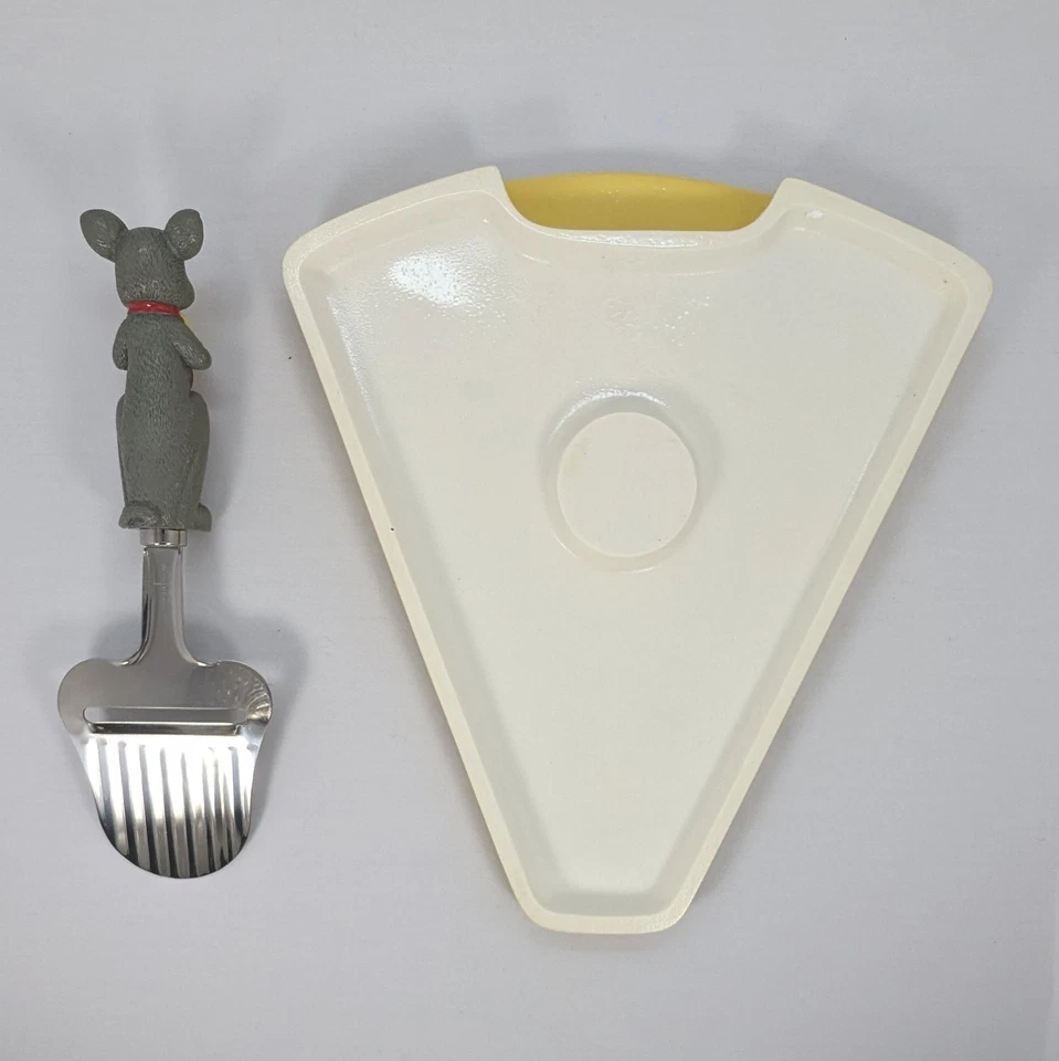 Cuchillo de Colección Sagaform Tablero de Queso Cortador Mango de Ratón Poliresina Acero Inoxidable Foto 3 de 4