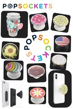 POPSOCKET Tidepool Luxe Glitter Enamel Burt's Bees Lip Balm Cup Wallet PopGrips