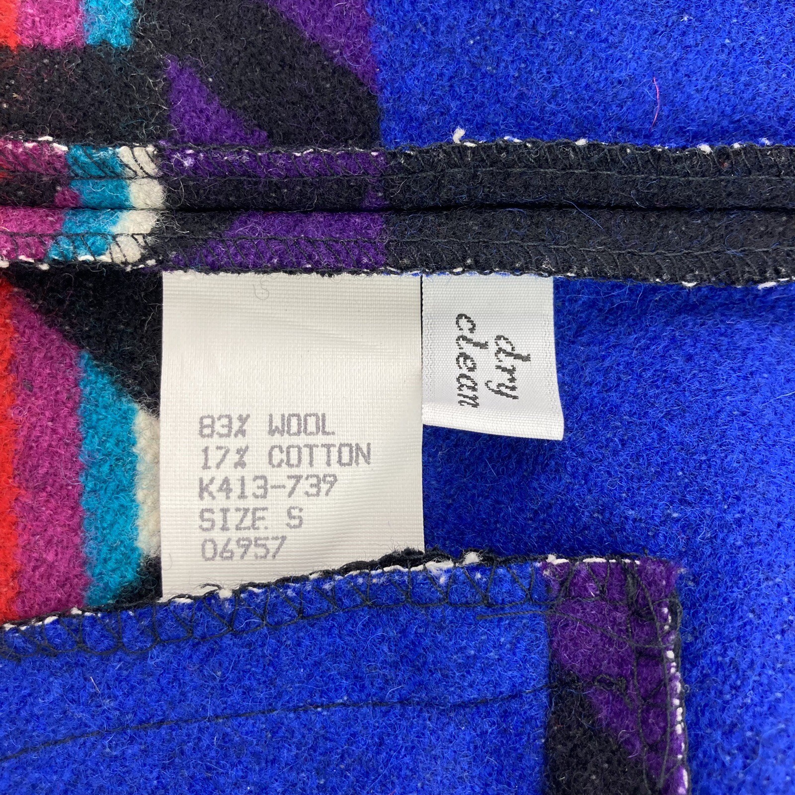 Pendleton KnockAbouts Vest Rad 1980's Vintage Nav… - image 8