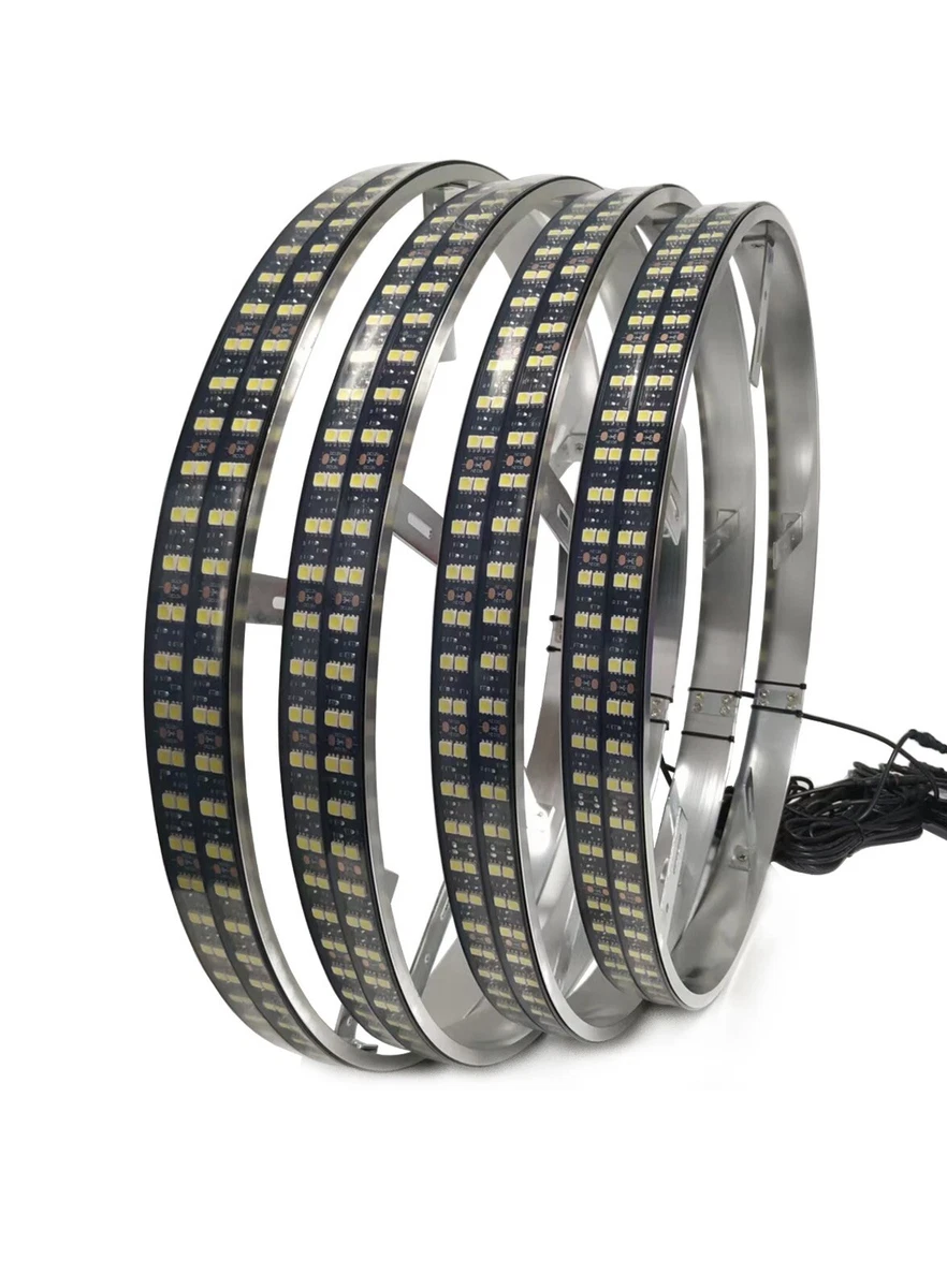 Dream Chasing Color Changing Quad Row Wheel Lights