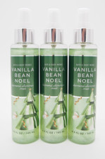  3 Bath  Body Works VANILLA BEAN NOEL Diamond Shimmer Mist 4.9oz New Lot