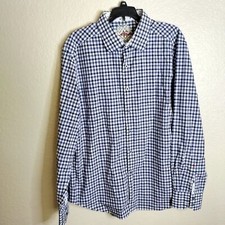 Robert Graham long sleeve check plaid button down dress shirt sz Xl