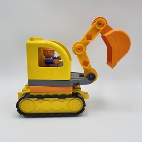 LEGO Duplo Dump Truck and Tracked Excavator 10812 Complete set Retired Road Sign