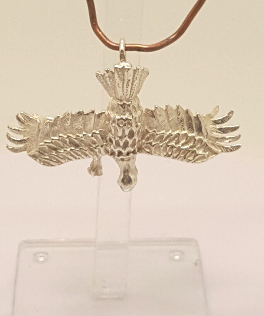 Gorgeous Solid Flying Eagle Design Brooch cum Pen… - image 2