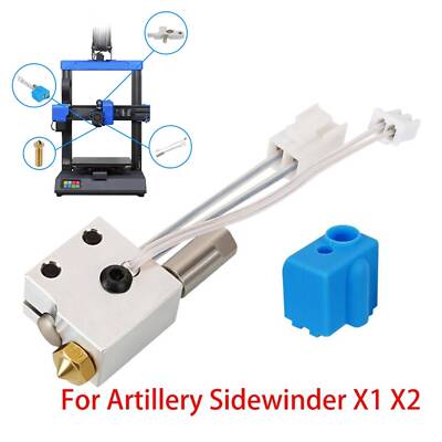 Nozzle Extruder Kits For Artillery Sidewinder X1/X2 Genius Hotend Heating Block