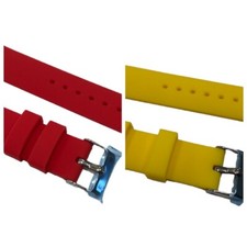 18mm Colored Hypoallergenic Silicone Strap