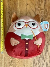Squishmallow Jaydelle the Owl Back to School Squad 8  Inches Plush Kellytoy NWT 