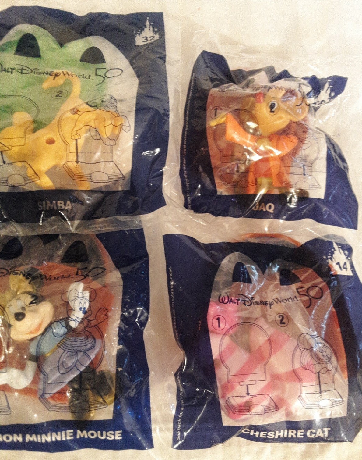 12- 2021 Walt Disney World 50th Anniversary McDonald's Toys New | eBay