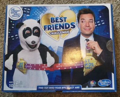 Hasbro Best Friends Challenge game featuring The Tonight Show with Jimmy Fallon