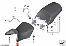 BMW Low Driver Seat Black (-20mm) - R900RT (K26) / R1200RT (K26) 52537683636