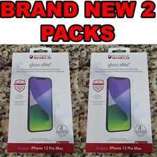 ZAGG - InvisibleShield® Glass+ Screen Protector for Apple iPhone 12 Pro Max NEW2