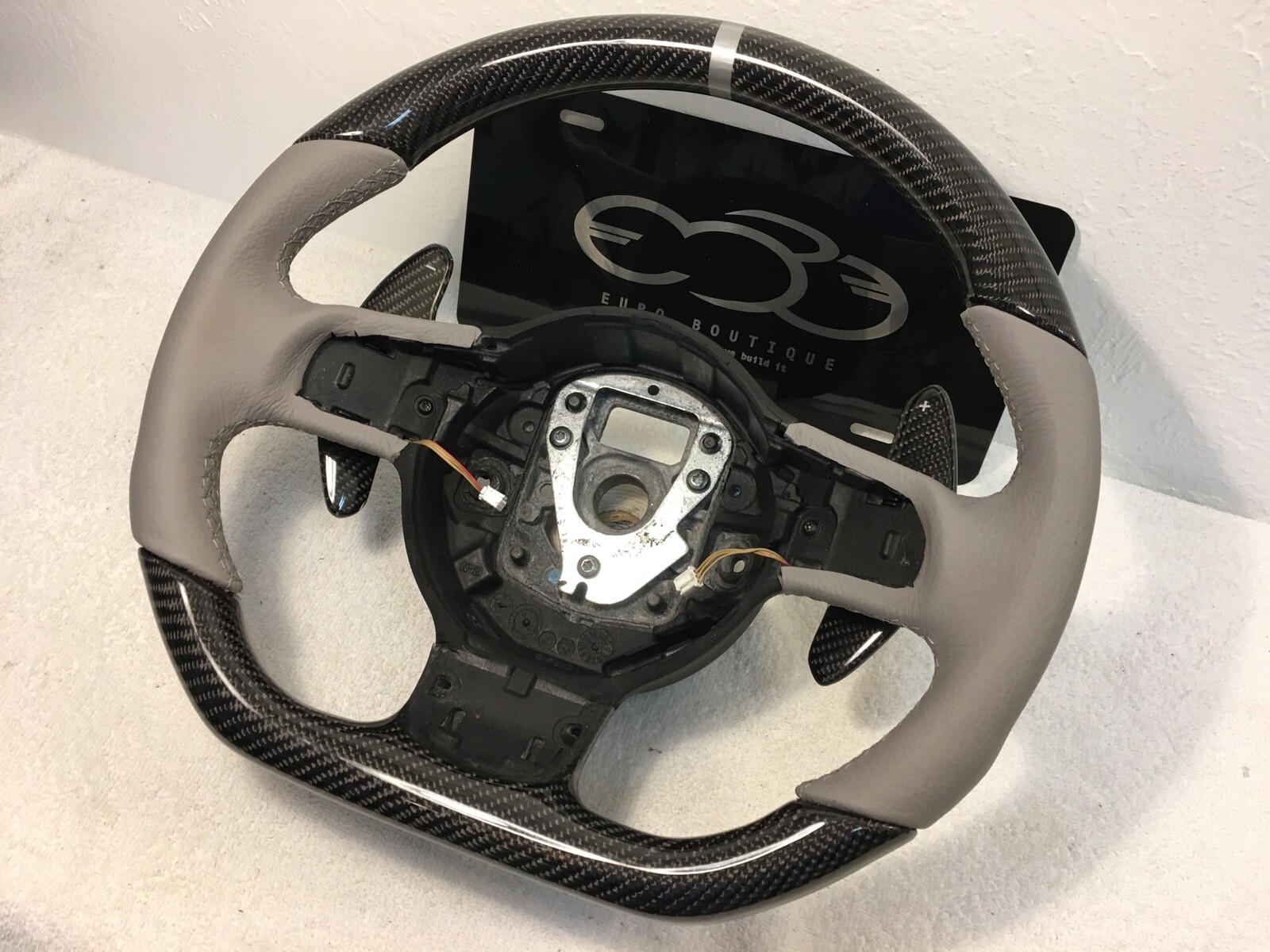 Audi R8 Bespoke Carbon Fiber Flat Top/Bottom Steering Wheel