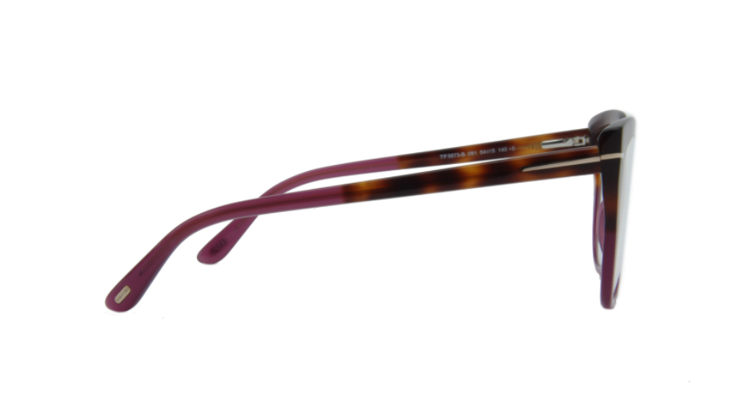 NEW TOM FORD EYEGLASSES, TF5673-B 081 PURPLE WOMEN EYEWEAR FT5673-B 081 TOM FORD FT5673-B 081 Square Shiny Violet Demo Lens 54 mm  main image 2
