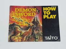 Demon Sword Authentic Original NES Nintendo Manual Only