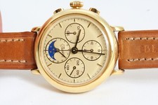 Orologio da polso Eberhard Chronographe Fasi Lunari in Oro 18 Kt 30018 nuovo
