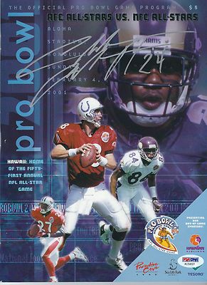 Charles Woodson Oakland Raiders Signed Pro Bowl Magazine Photo