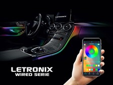 LETRONIX RGB LED Iluminación de ambiente Juego de 5 Kia Magentis Opirus Picanto