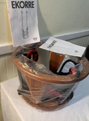 IKEA EKORRE children's hanging swing,wooden Swing