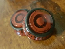 2 Guitar Speed Grip Top Hat Push/Pull Knobs.. Wine Red. JAT CUSTOM GUITAR PARTS 