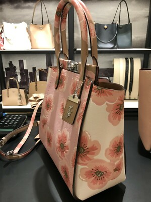 Coach 93969 Troop Tote With Sakura Blossom Print Japan Limited 29