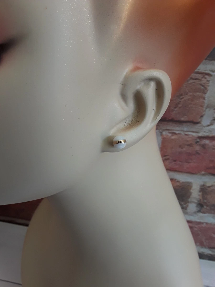 Daniel Wellington Earrings, Aspiration, Rose Gold & White, Jewelry Studs