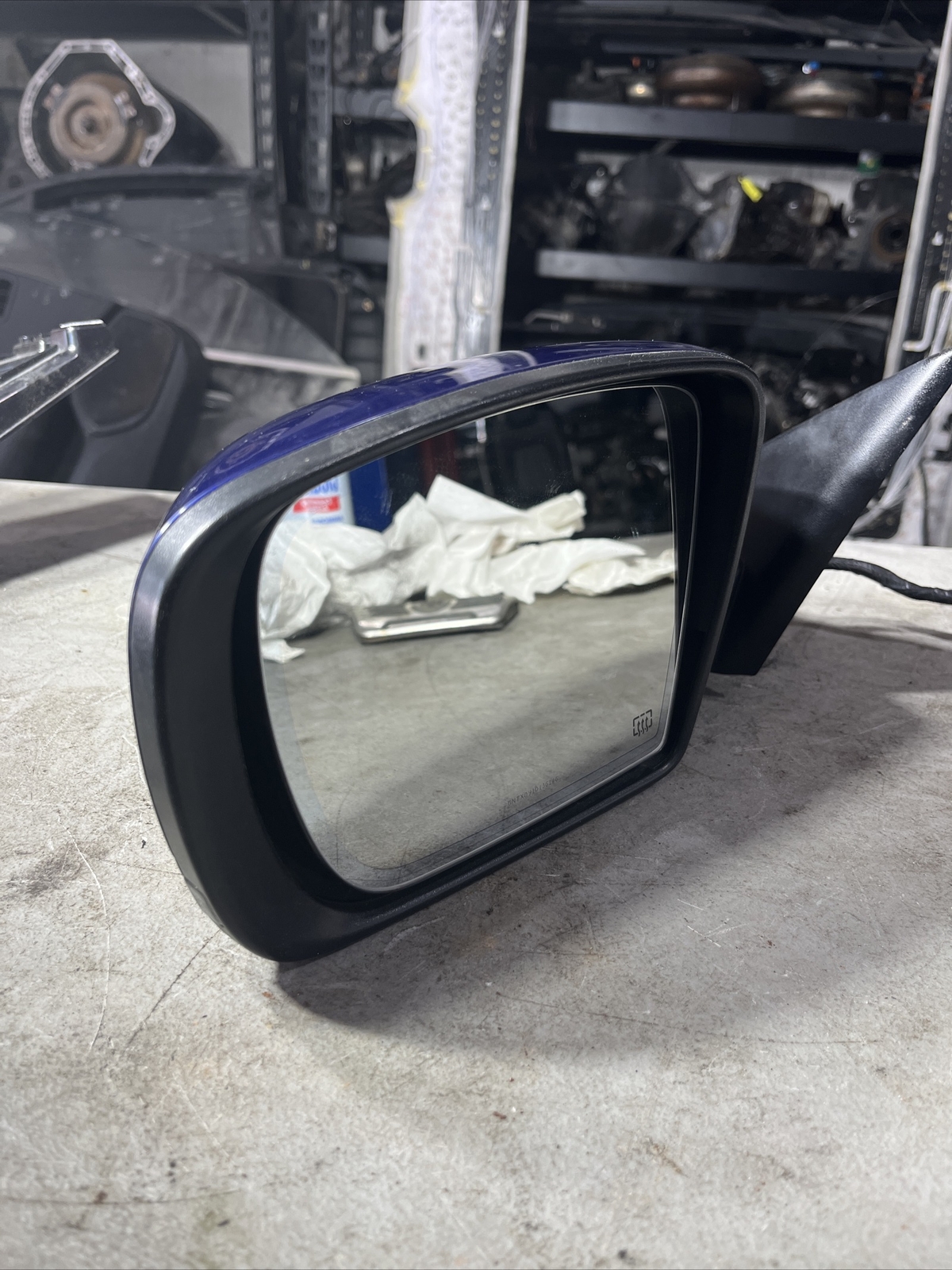 ✅ 2014-2017 MASERATI GHIBLI EXTERIOR LEFT DRIVER SIDE VEIW MIRROR BLUE OEM
