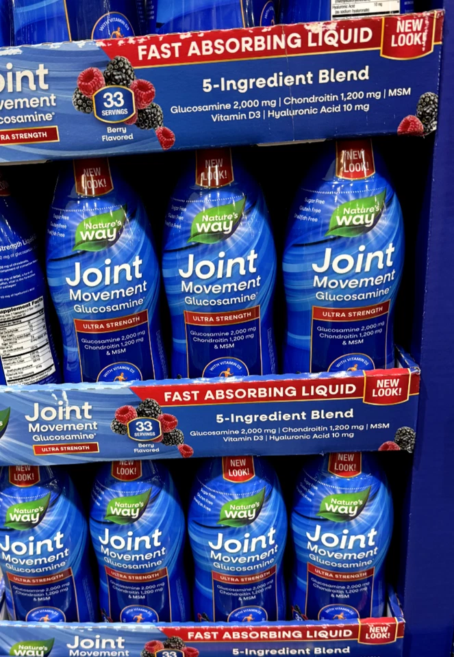 Movimiento articular Nature's Way glucosamina fuerza extra, 33,8 onzas Foto 3 de 4