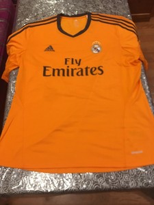 real madrid orange jersey
