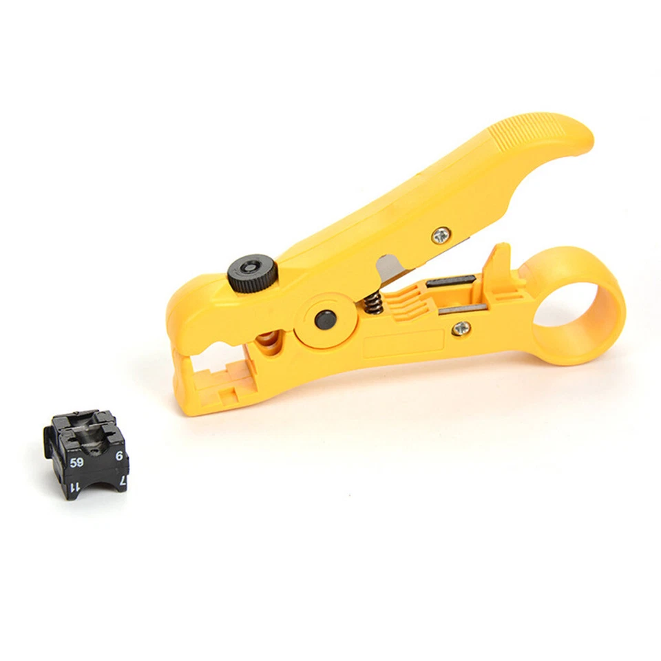 Rj45 Cable Stripper RJ45 cuting Crimper Pliers for UTP STP RG59 RG 6/7 RG11 RJ45 - Image 3 of 4