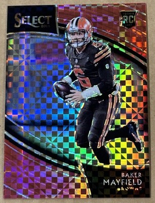 2018 Select Baker Mayfield Rookie Field Level Red Prizm RC  #/49