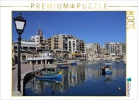 Calvendo Puzzle Spinola Bay, St. Julians | 1000 Pieces, Finished Size 25.2 × 18.