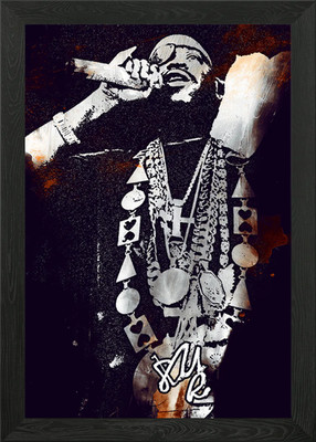 SLICK RICK Gerahmtes Wandbild Poster Leinwanddruck Bild