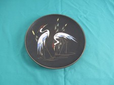 Wandteller Teller Keramik 60er Design Storch Kranich wohl Ruscha Mid Century