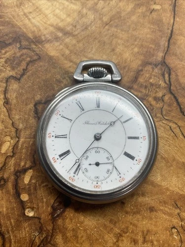 Fine 15j Illinois 16s  KEYSTONE case pocket watch runs 1903 NO RESERVE
