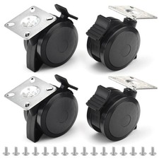 4 Pack 69828 69827 Locking Caster Compatible with Weber Spirit 200/300 Series