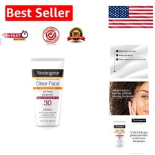 Broad Spectrum SPF 30 Sunscreen for Acne-Prone Skin - Water-Resistant  Matte