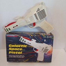 Radio Shack Galactic Space Pistol '80s Vintage Retro Toy W/Box - Used - Works -