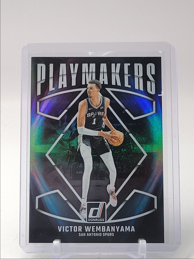 VICTOR WEMBANYAMA 2024-25 DONRUSS PLAYMAKERS BASKETBALL SPURS Q5939