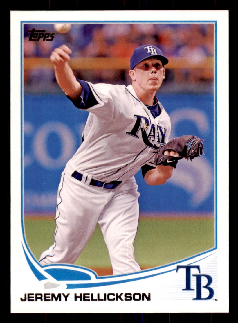 2013 Topps #58 Jeremy Hellickson Tampa Bay Rays