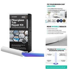 Fiberglass Tub Repair Kit Crack Chip Fix Suitable For Ceramic Acrylic Plastic