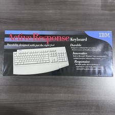 IBM Rapid Access Pro Keyboard Factory Sealed NOS Vintage PS/2 USB Adapter