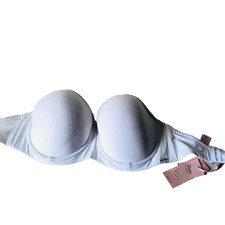 Boux Avenue Smooth White Strapless Multi-way Wired Bra Size 32FF NEW