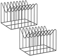 TOPCJ Sets Wire File Organizer for Desk,File Folder Holder/Rack/Stand,File 2