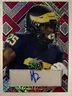 Hassan Haskins 2022 Leaf Metal Draft Auto Pink Mojo 6/7 Michigan Wolverines