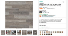 TrafficMaster Flooring Winding Brook 6 MIL 6in x 36in Click Lock - 10 cases