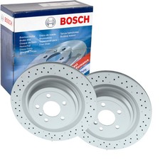 2x BOSCH BREMSSCHEIBEN 345mm BELÜFTET HINTEN passend für MERCEDES GL ML | 0 986 