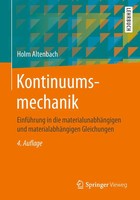 Kontinuumsmechanik Holm Altenbach Taschenbuch Xiv Deutsch 2018 Springer