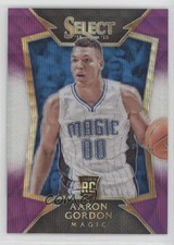 2014-15 Panini Select Concourse Purple & White Prizm Aaron Gordon Rookie RC 0qd1